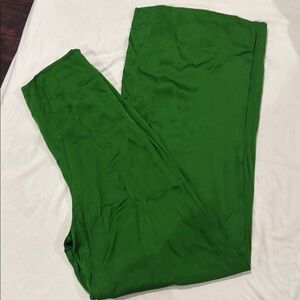Zara Green Silk Pants